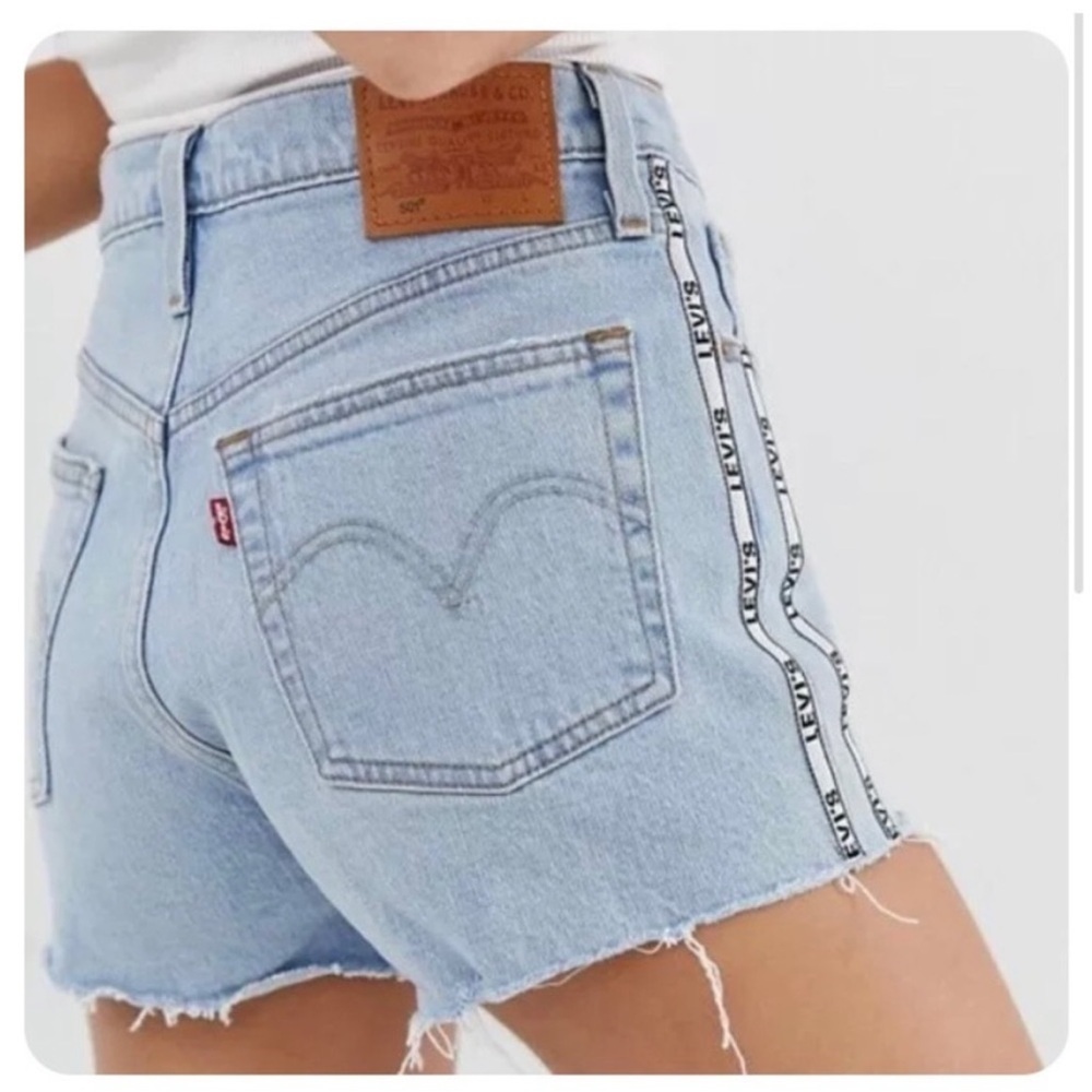 Levi’s Premium 501 Dibs with Tape Cut Off Jean Shorts